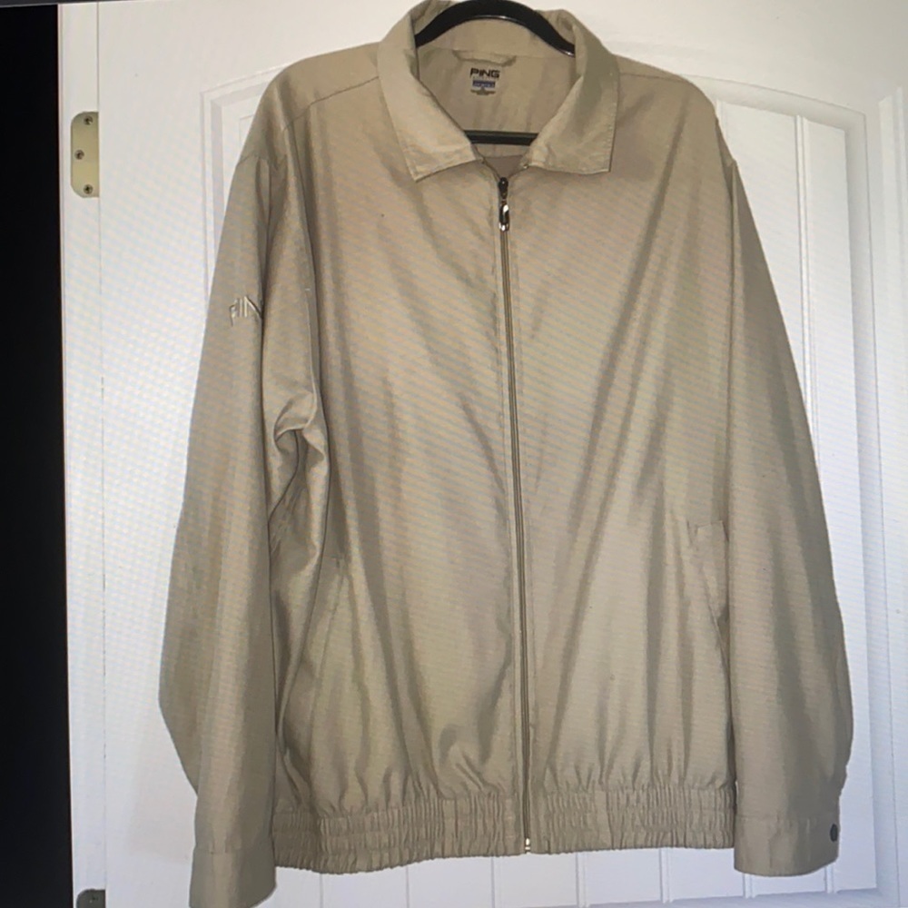 Ping Golf Collection Zip Up Performance Dynamics bomber Jacket Size XL